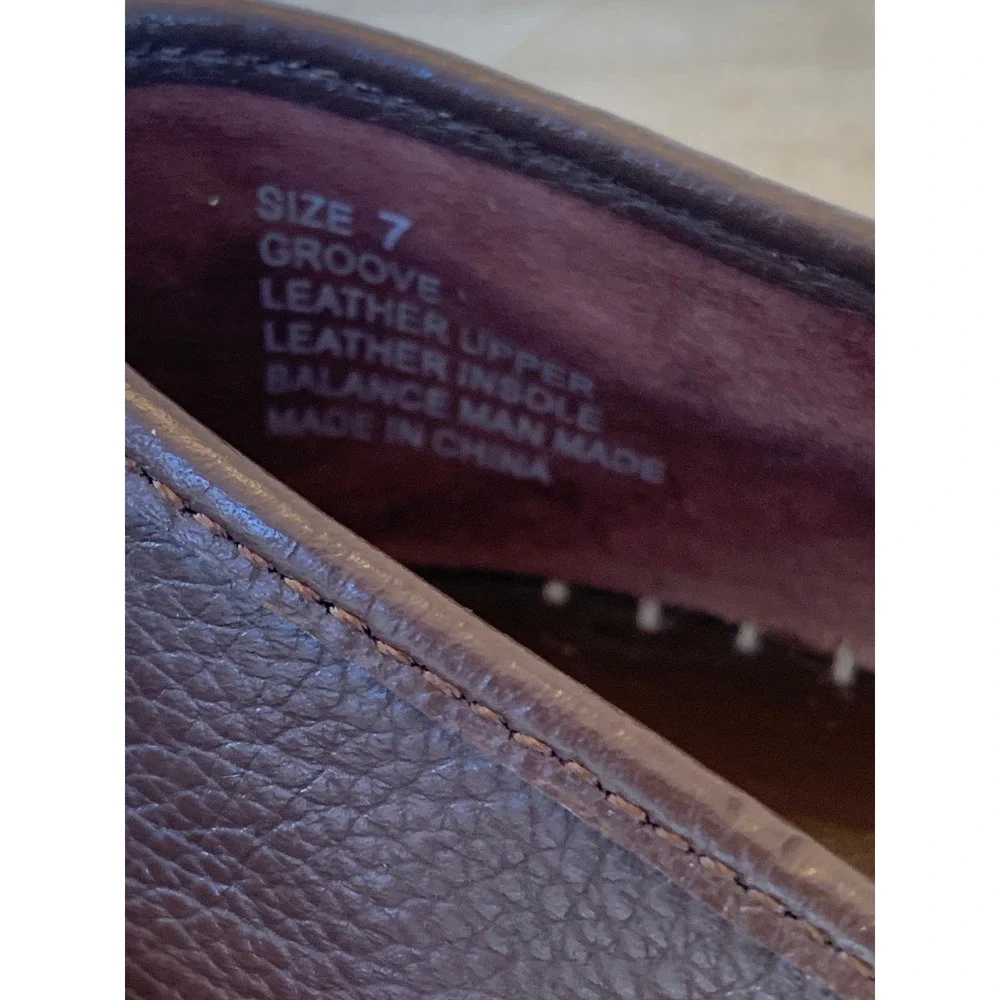Brighton Groove Brown Pebbled Leather Espadrille Flats Medallion Womens 7‎